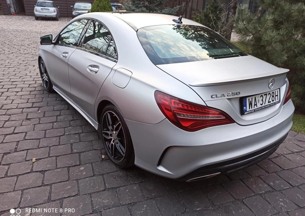 Mercedes-Benz CLA cena 90000 przebieg: 66300, rok produkcji 2016 z Warszawa małe 92